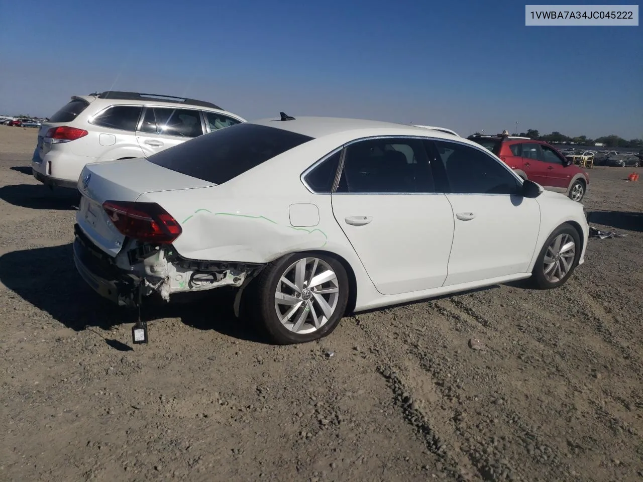 2018 Volkswagen Passat Se VIN: 1VWBA7A34JC045222 Lot: 69080554