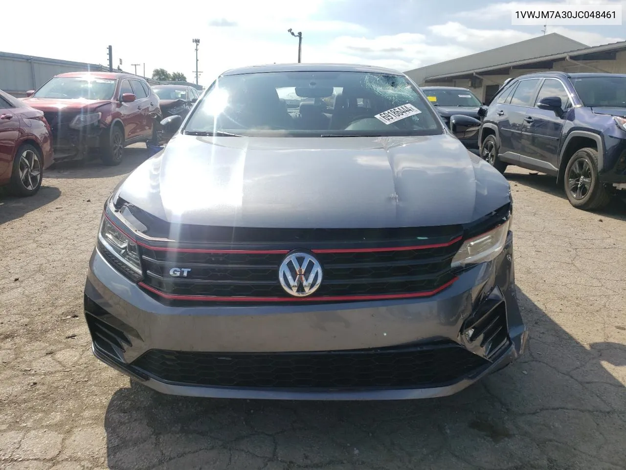 2018 Volkswagen Passat Gt VIN: 1VWJM7A30JC048461 Lot: 69186444