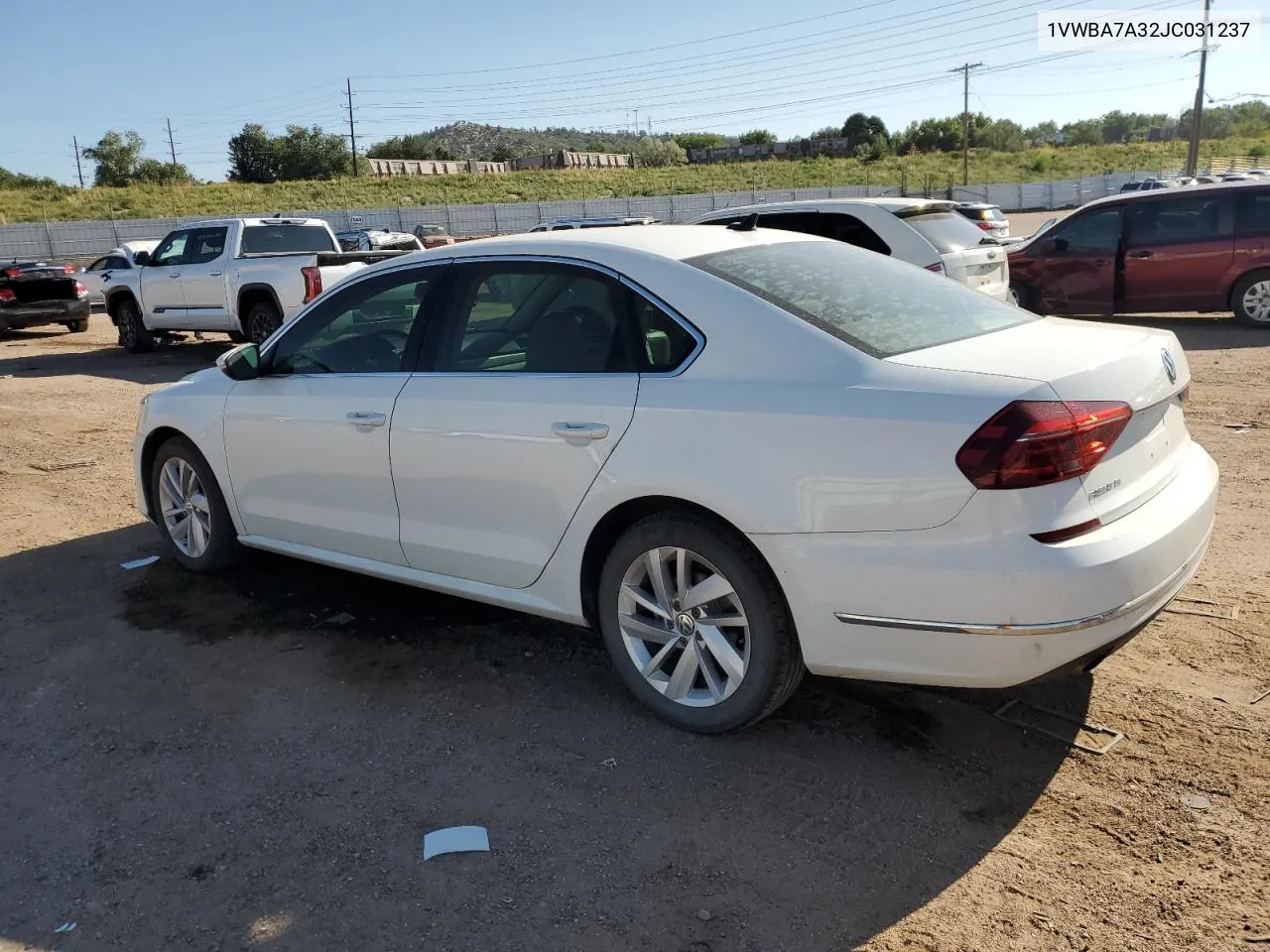 2018 Volkswagen Passat Se VIN: 1VWBA7A32JC031237 Lot: 69531214