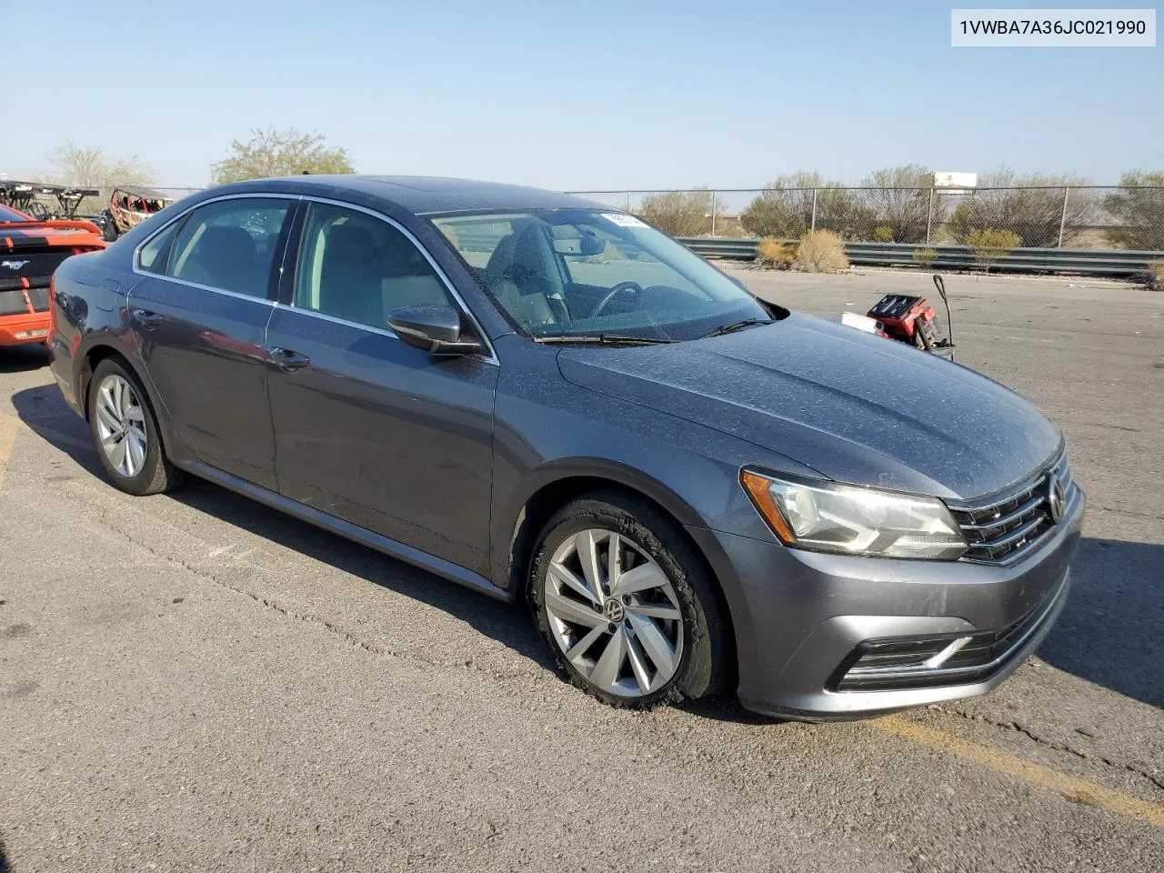 2018 Volkswagen Passat Se VIN: 1VWBA7A36JC021990 Lot: 69901644