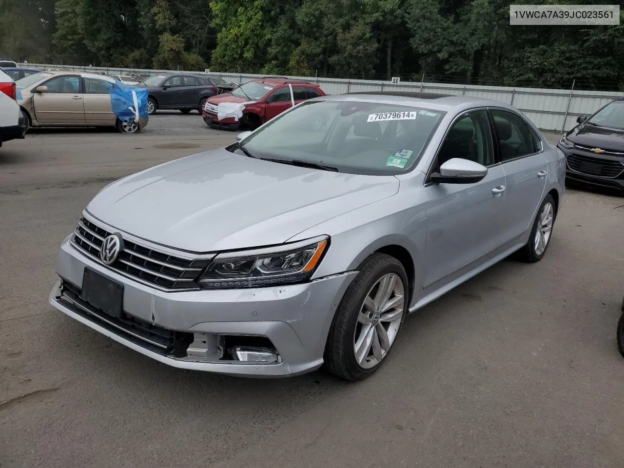 1VWCA7A39JC023561 2018 Volkswagen Passat Sel Premium