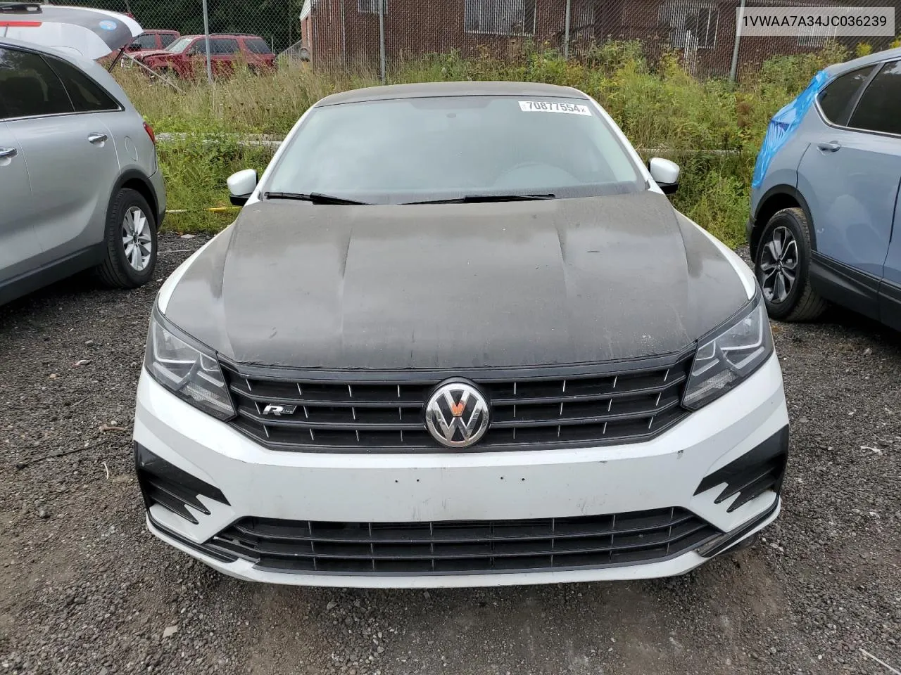 2018 Volkswagen Passat S VIN: 1VWAA7A34JC036239 Lot: 70877554