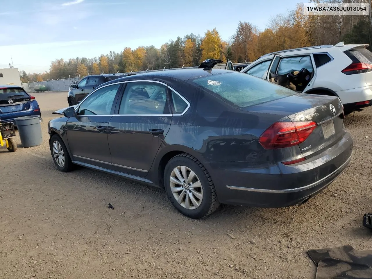 2018 Volkswagen Passat Se VIN: 1VWBA7A36JC018054 Lot: 72004574