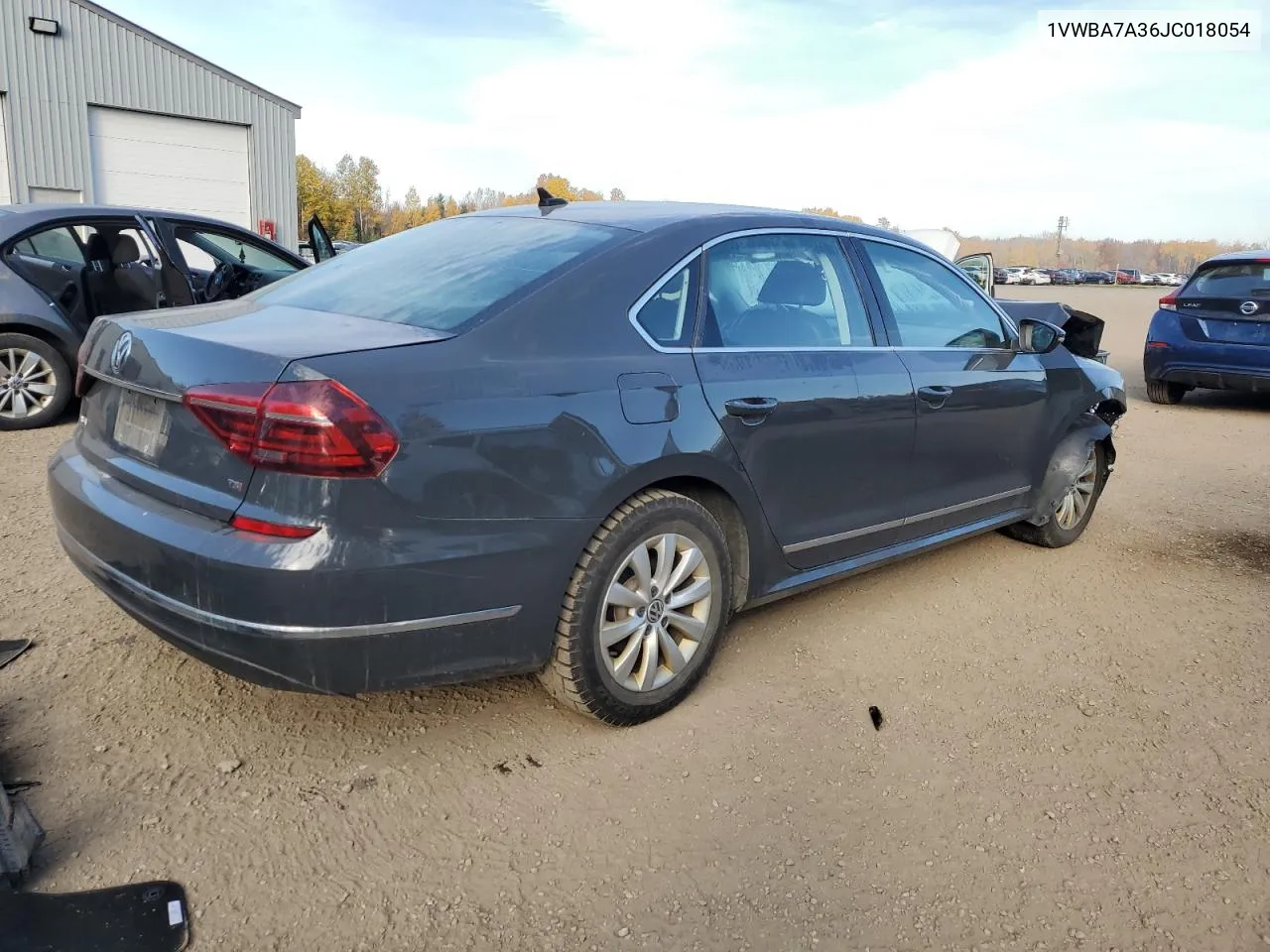 2018 Volkswagen Passat Se VIN: 1VWBA7A36JC018054 Lot: 72004574