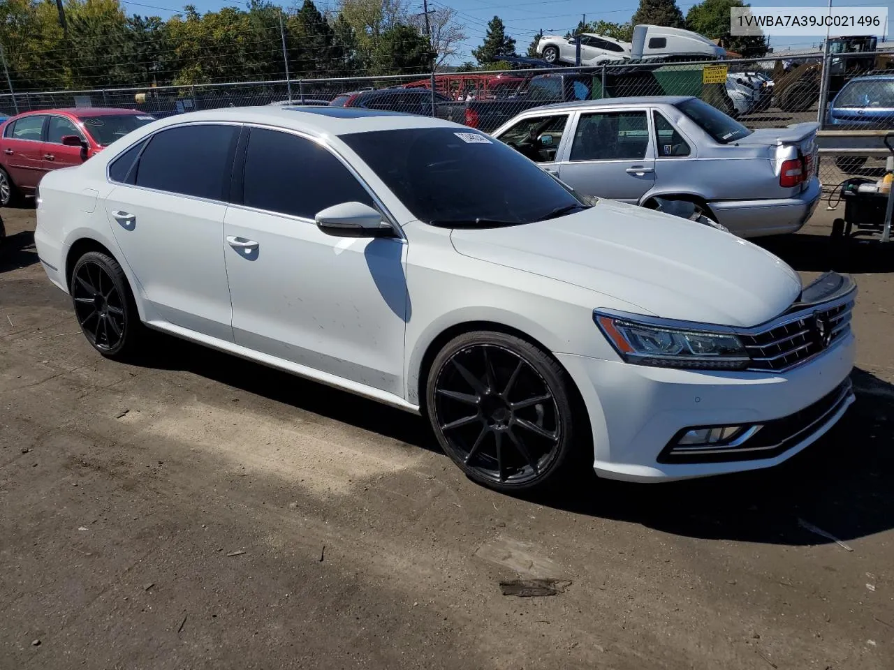 2018 Volkswagen Passat Se VIN: 1VWBA7A39JC021496 Lot: 72445244