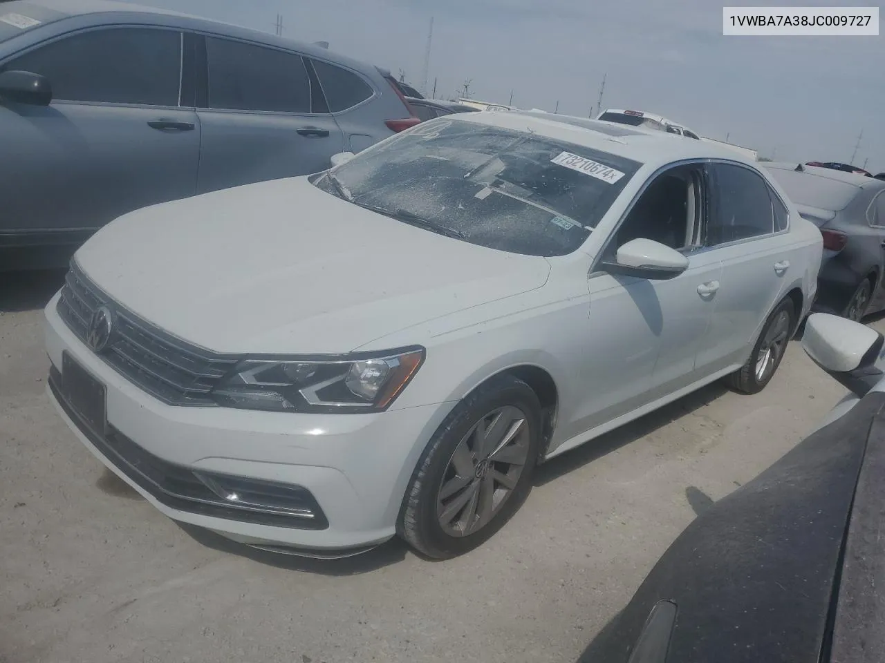 2018 Volkswagen Passat Se VIN: 1VWBA7A38JC009727 Lot: 73210674