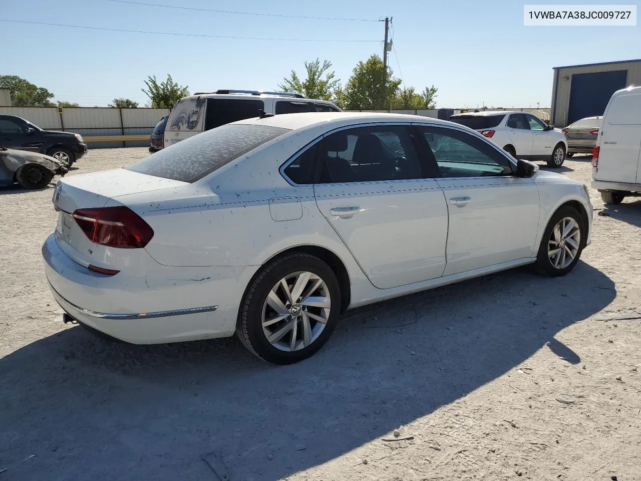 2018 Volkswagen Passat Se VIN: 1VWBA7A38JC009727 Lot: 73210674