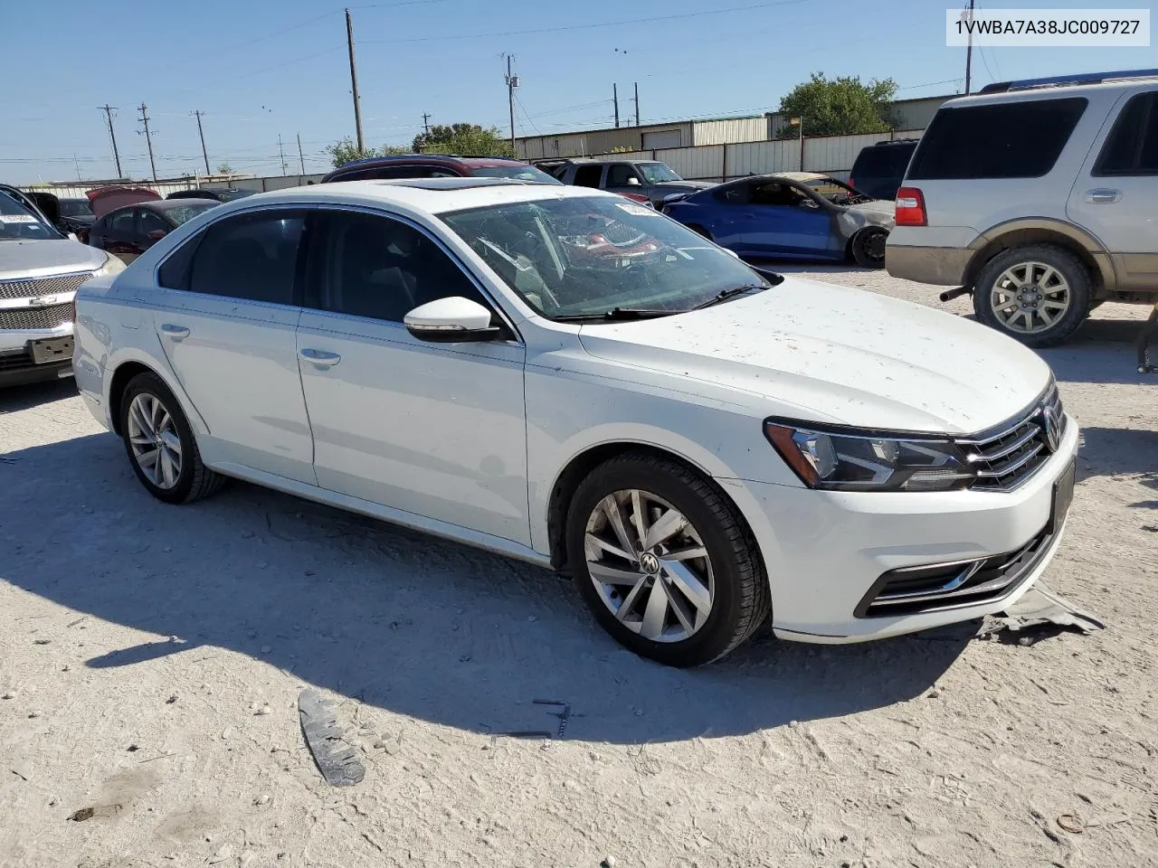 2018 Volkswagen Passat Se VIN: 1VWBA7A38JC009727 Lot: 73210674