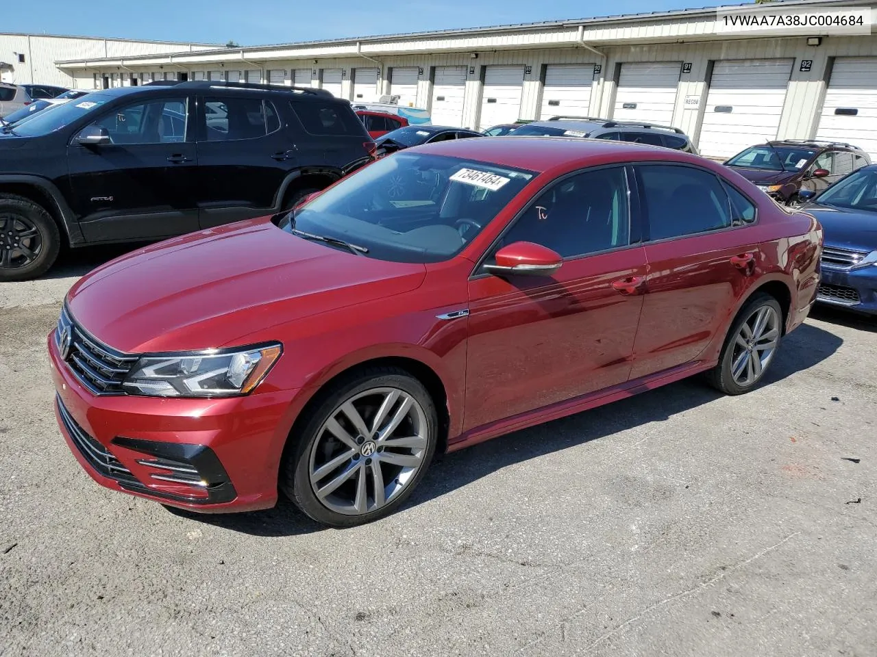 1VWAA7A38JC004684 2018 Volkswagen Passat S