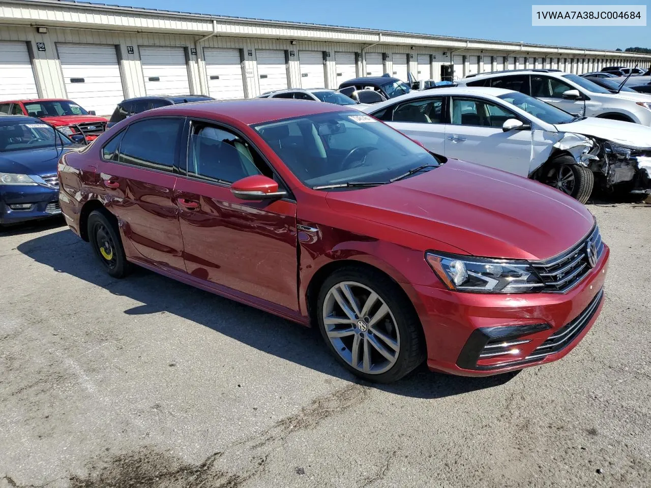 1VWAA7A38JC004684 2018 Volkswagen Passat S