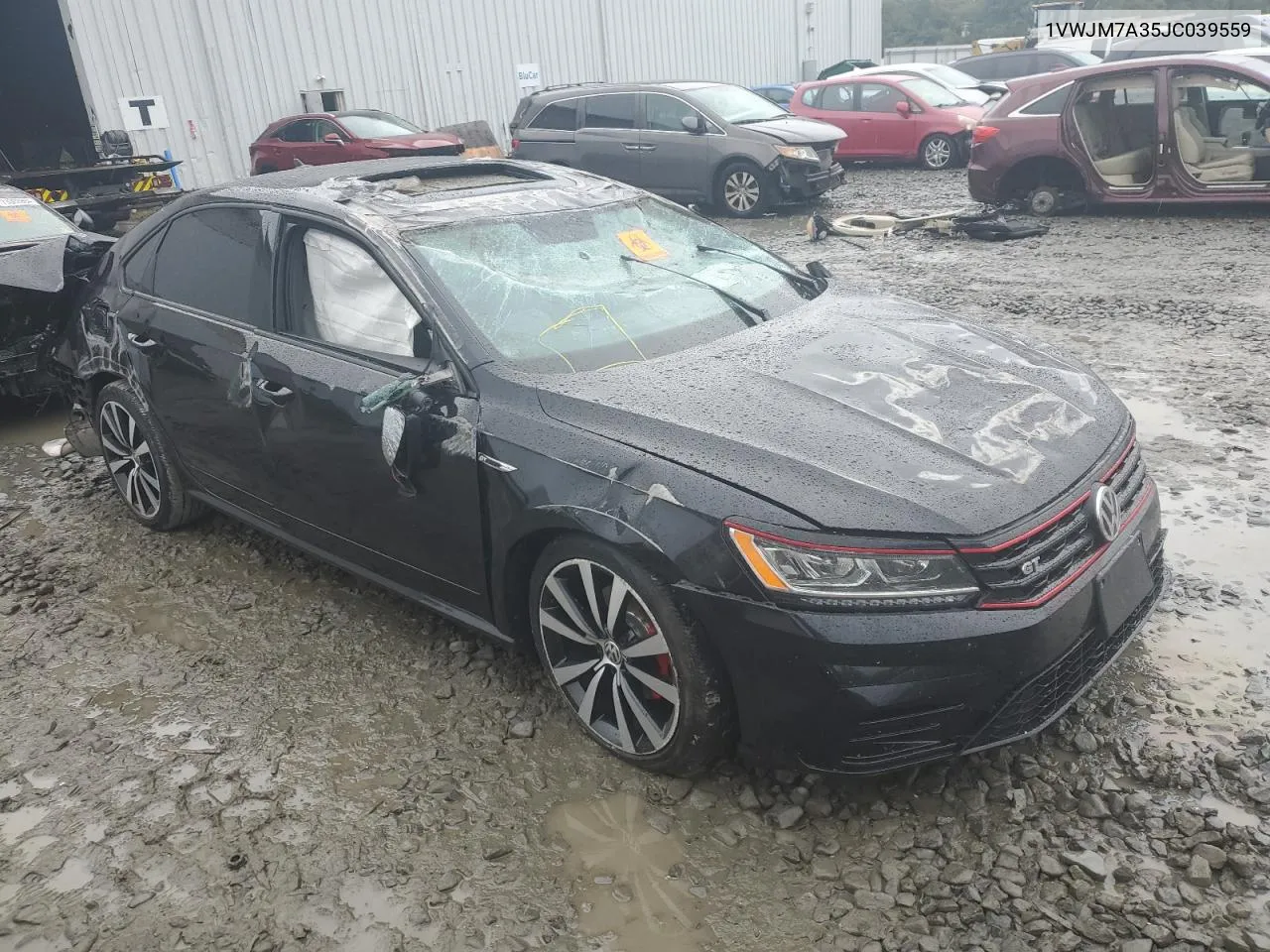 2018 Volkswagen Passat Gt VIN: 1VWJM7A35JC039559 Lot: 73571614