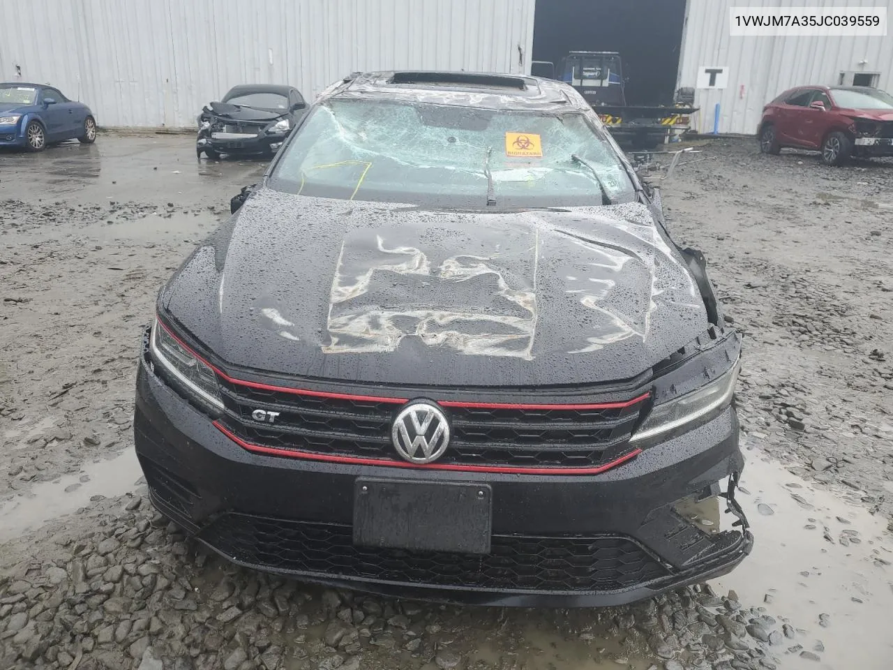 2018 Volkswagen Passat Gt VIN: 1VWJM7A35JC039559 Lot: 73571614