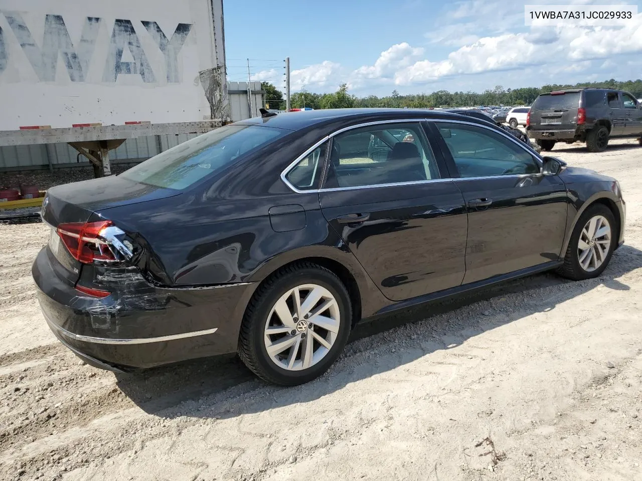 2018 Volkswagen Passat Se VIN: 1VWBA7A31JC029933 Lot: 73859694