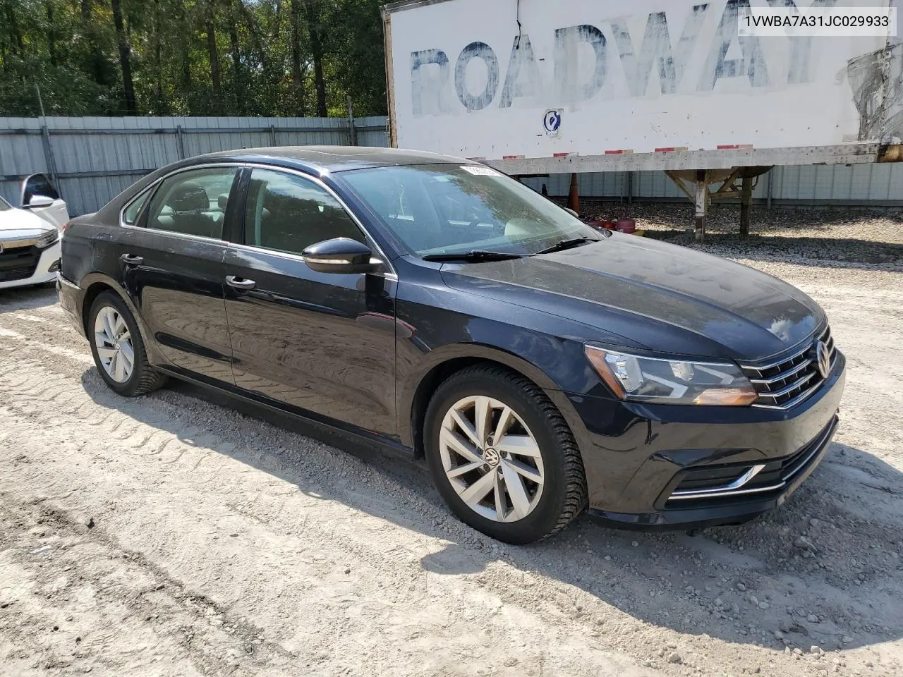 2018 Volkswagen Passat Se VIN: 1VWBA7A31JC029933 Lot: 73859694