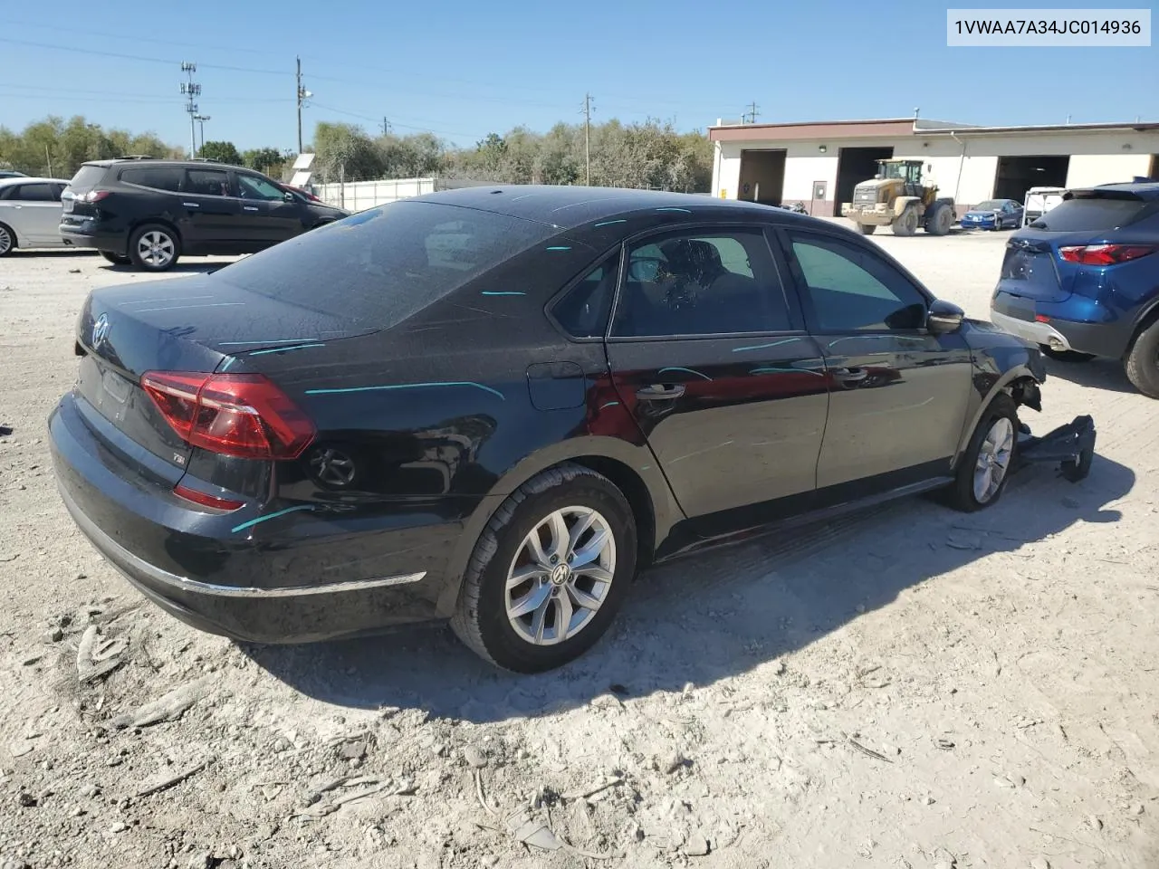 2018 Volkswagen Passat S VIN: 1VWAA7A34JC014936 Lot: 74295824