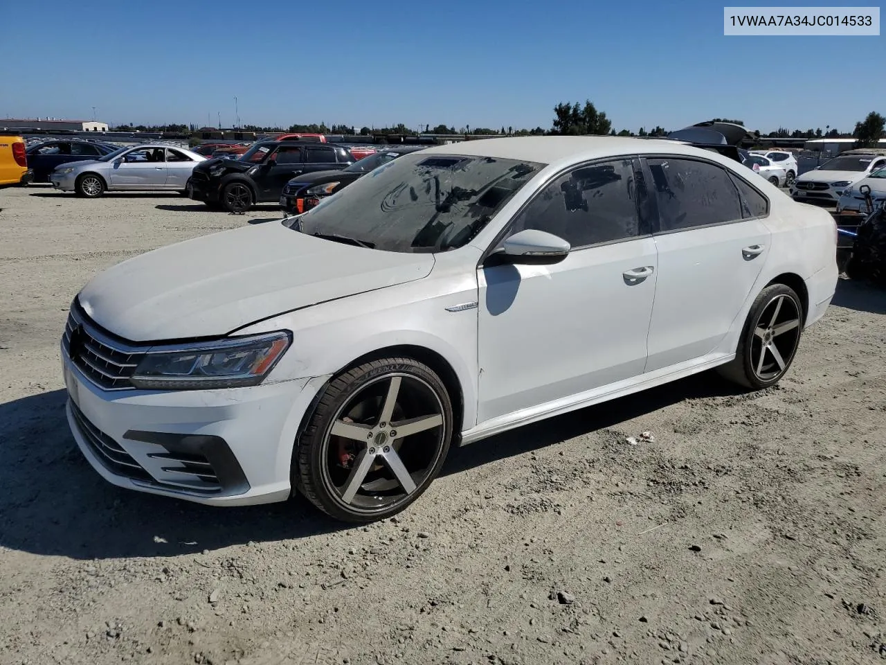 2018 Volkswagen Passat S VIN: 1VWAA7A34JC014533 Lot: 74553984