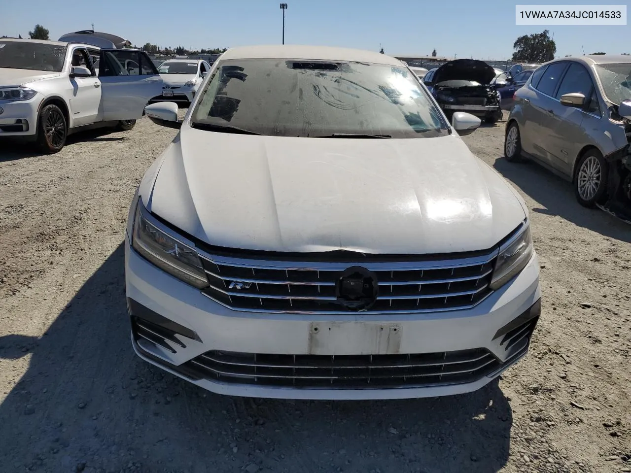 2018 Volkswagen Passat S VIN: 1VWAA7A34JC014533 Lot: 74553984