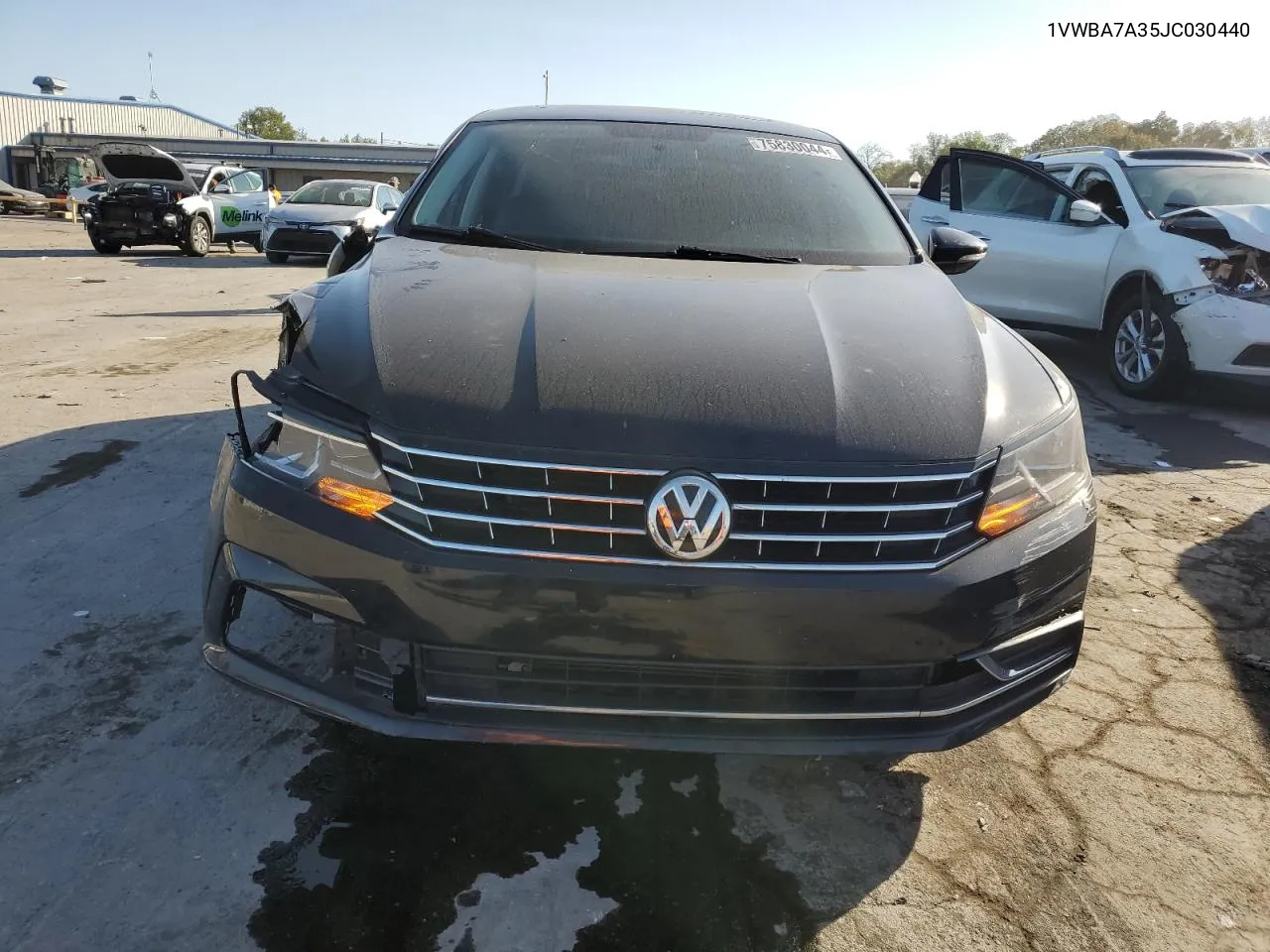 2018 Volkswagen Passat Se VIN: 1VWBA7A35JC030440 Lot: 75830044