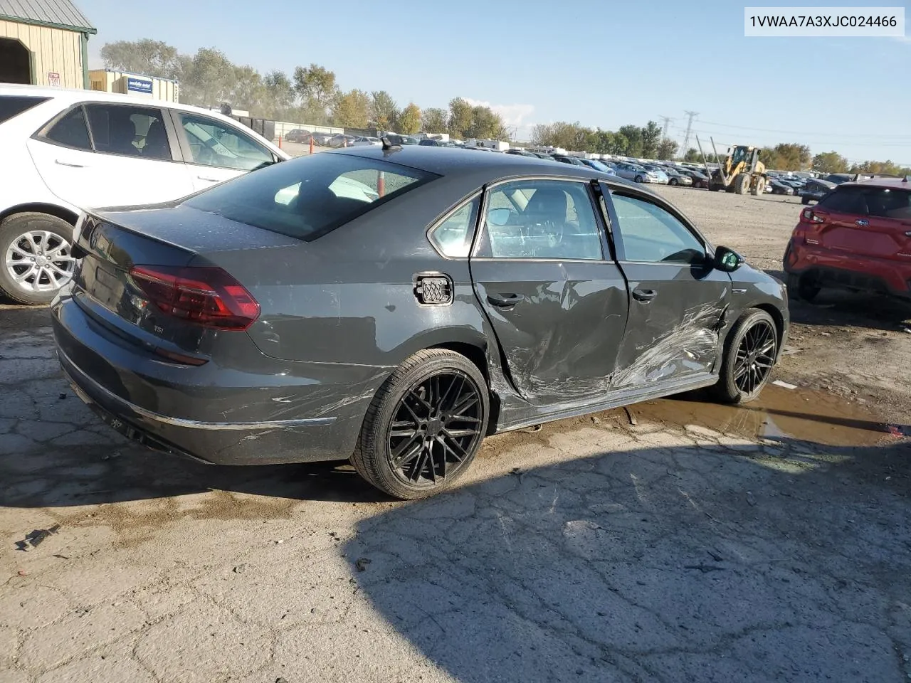 1VWAA7A3XJC024466 2018 Volkswagen Passat S