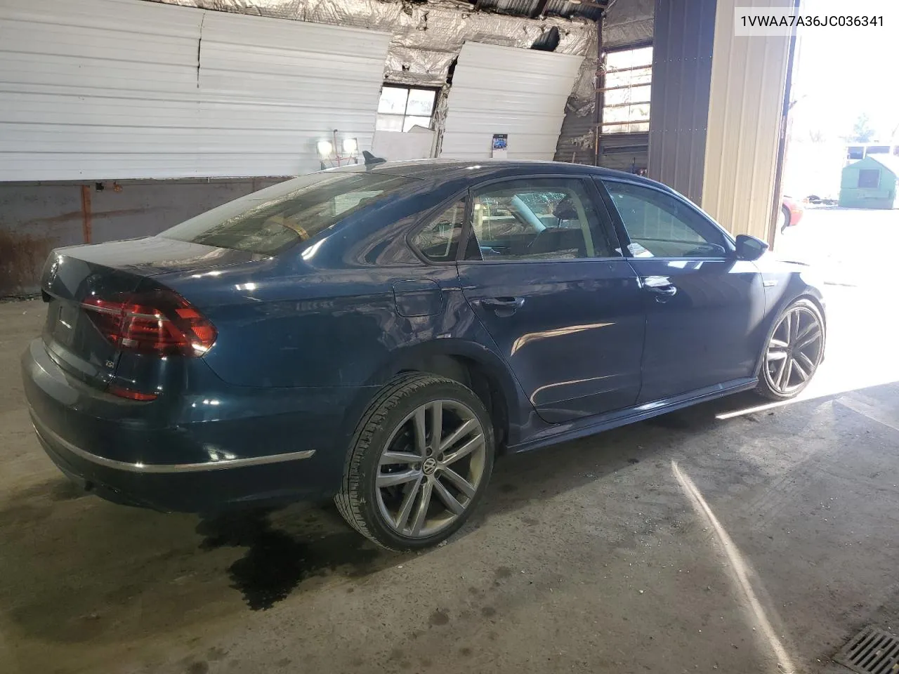 2018 Volkswagen Passat S VIN: 1VWAA7A36JC036341 Lot: 77616664