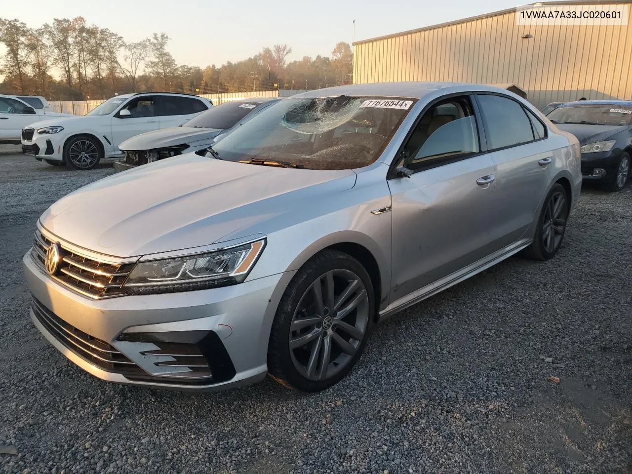 2018 Volkswagen Passat S VIN: 1VWAA7A33JC020601 Lot: 77676544