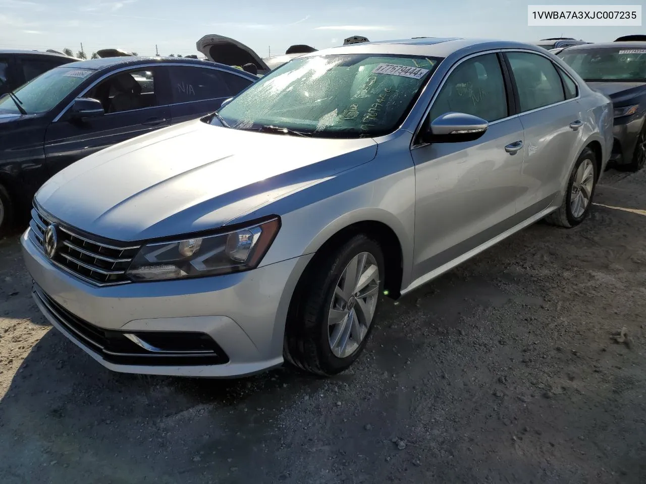 2018 Volkswagen Passat Se VIN: 1VWBA7A3XJC007235 Lot: 77679444