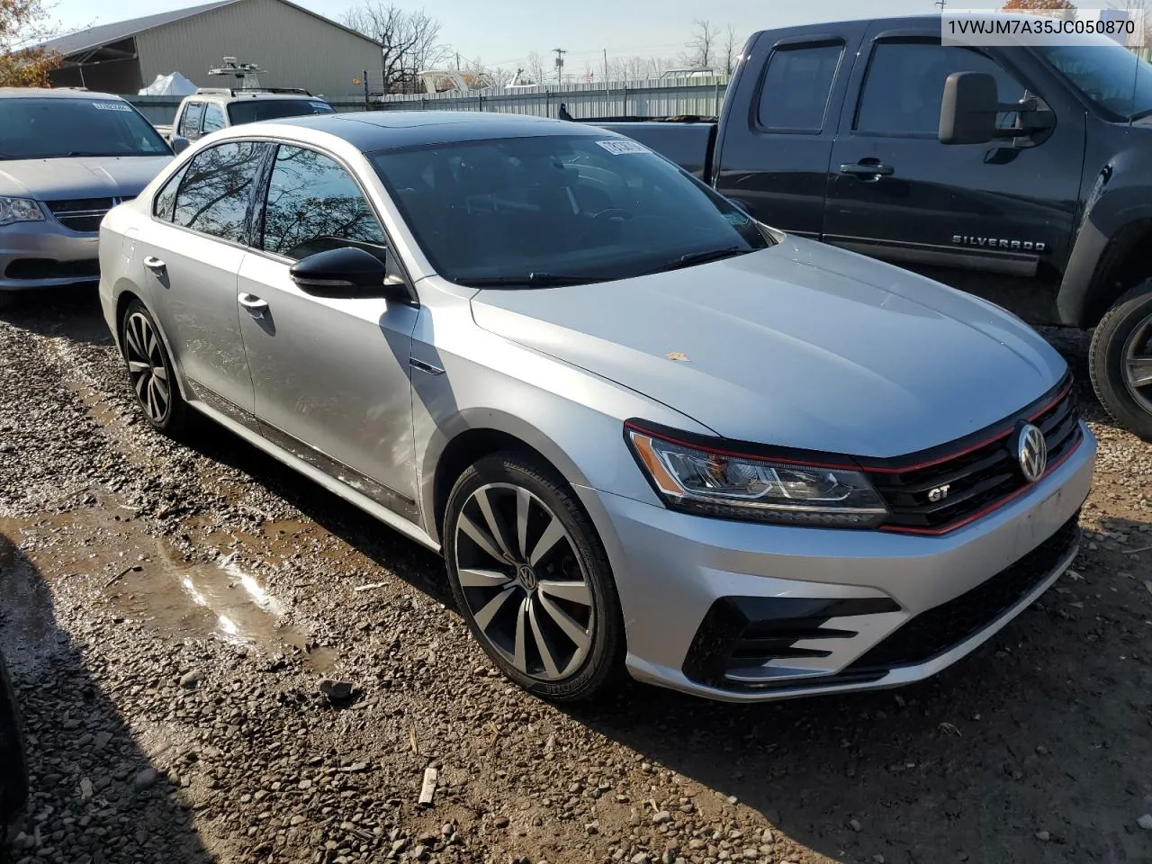 2018 Volkswagen Passat Gt VIN: 1VWJM7A35JC050870 Lot: 78138794