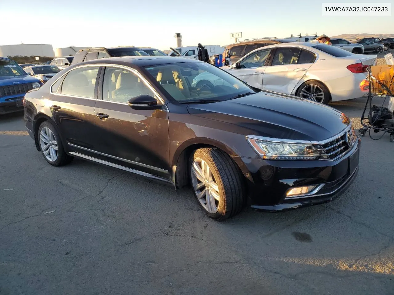 2018 Volkswagen Passat Sel Premium VIN: 1VWCA7A32JC047233 Lot: 78286894