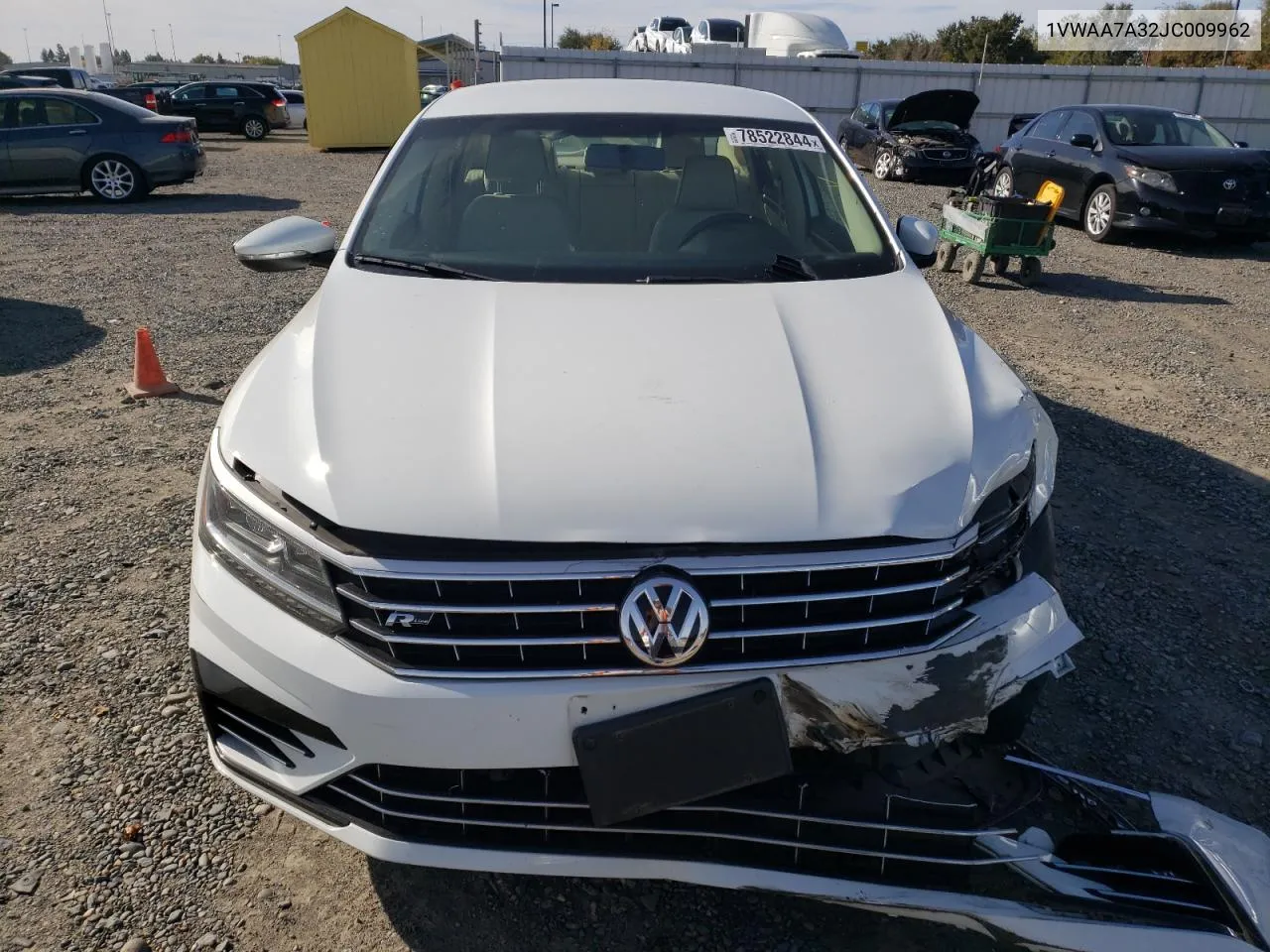 2018 Volkswagen Passat S VIN: 1VWAA7A32JC009962 Lot: 78522844