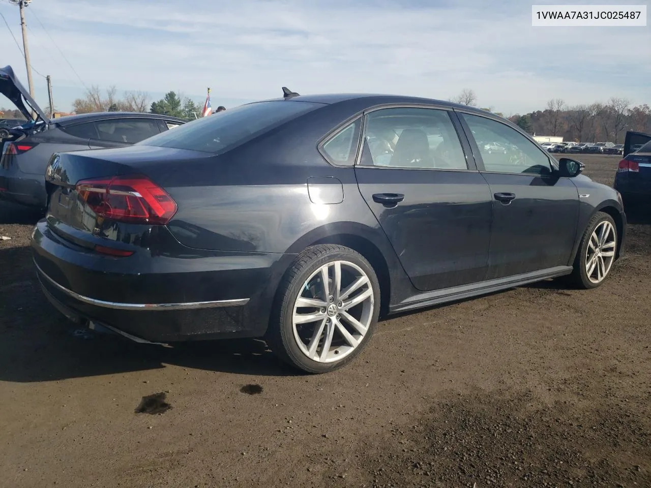 2018 Volkswagen Passat S VIN: 1VWAA7A31JC025487 Lot: 78668614