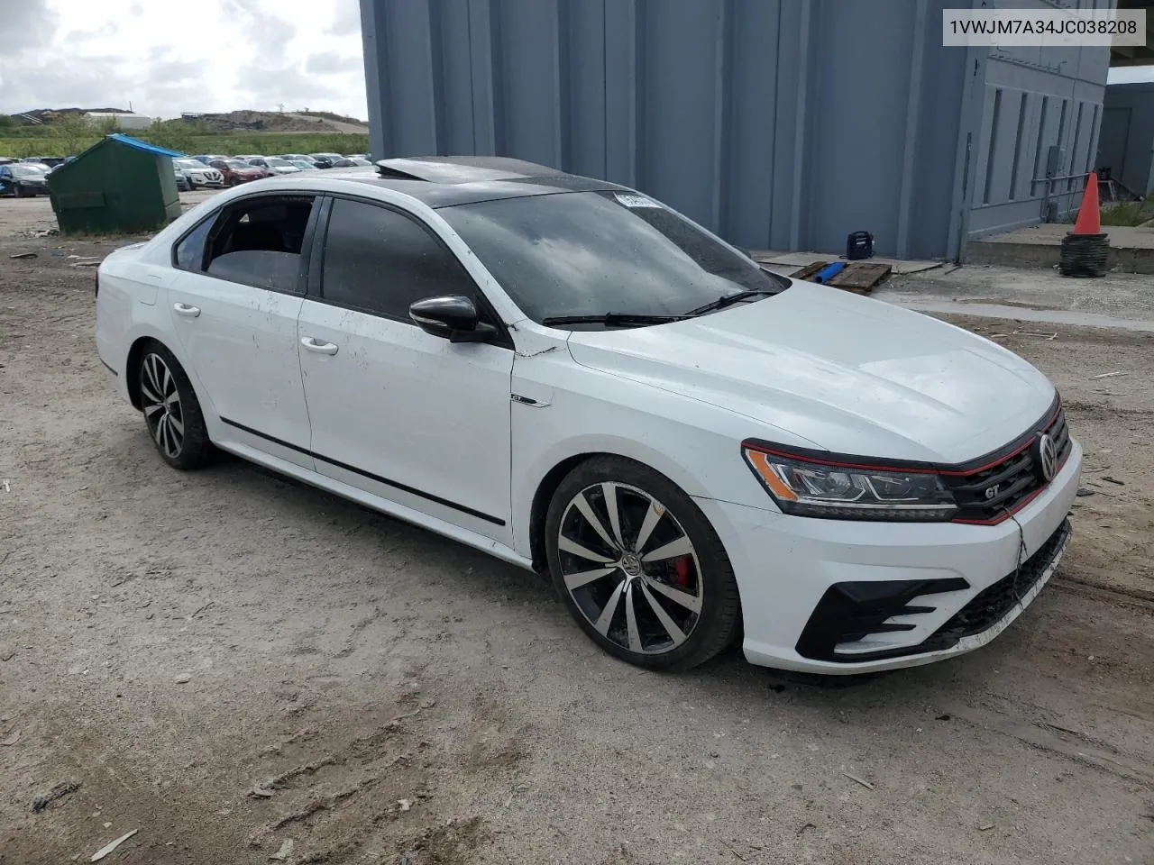 2018 Volkswagen Passat Gt VIN: 1VWJM7A34JC038208 Lot: 79540374