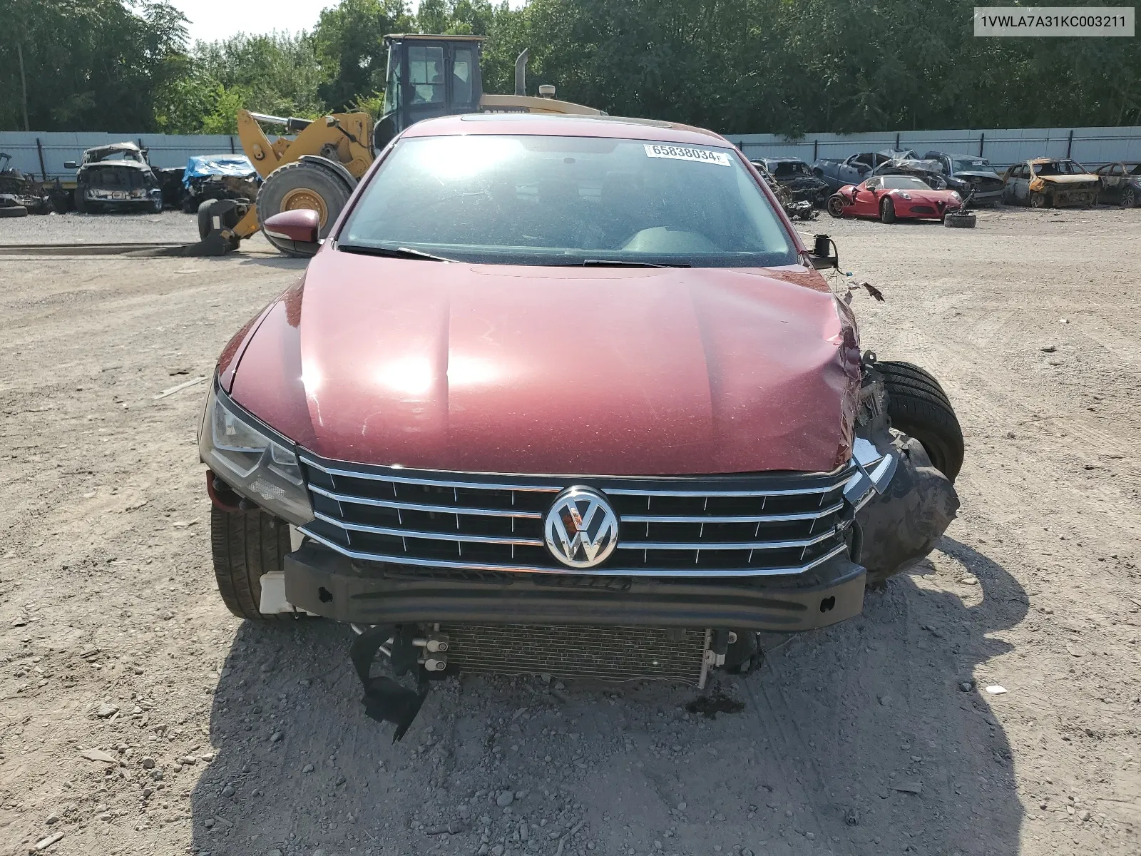 1VWLA7A31KC003211 2019 Volkswagen Passat Wolfsburg