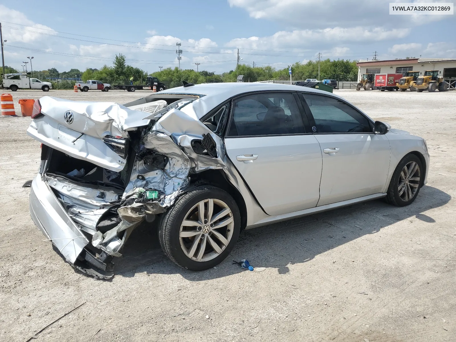 2019 Volkswagen Passat Wolfsburg VIN: 1VWLA7A32KC012869 Lot: 68006254