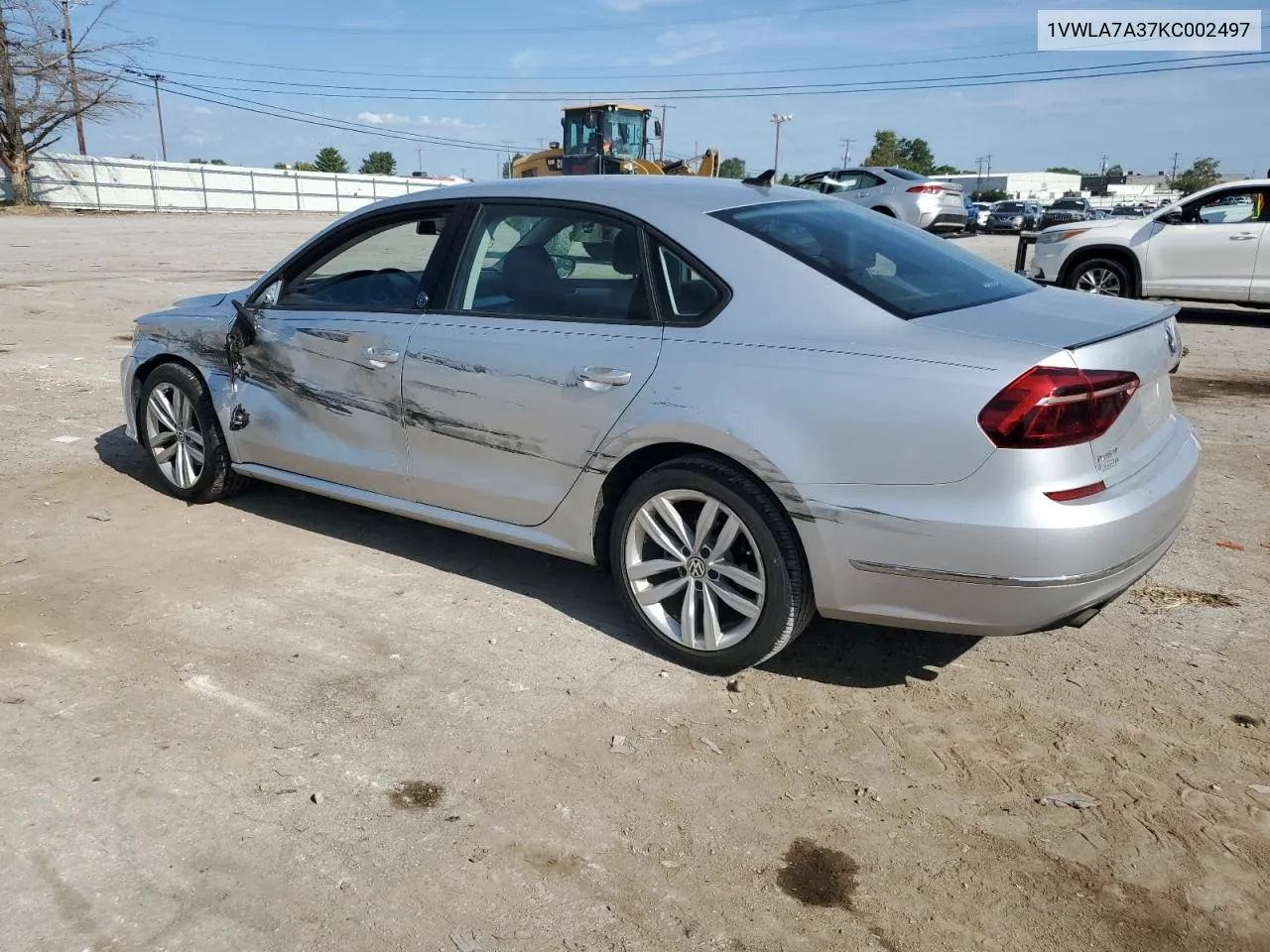 1VWLA7A37KC002497 2019 Volkswagen Passat Wolfsburg