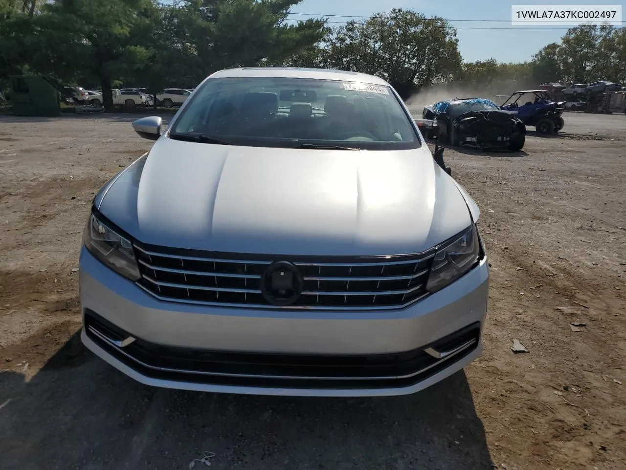 2019 Volkswagen Passat Wolfsburg VIN: 1VWLA7A37KC002497 Lot: 72116944