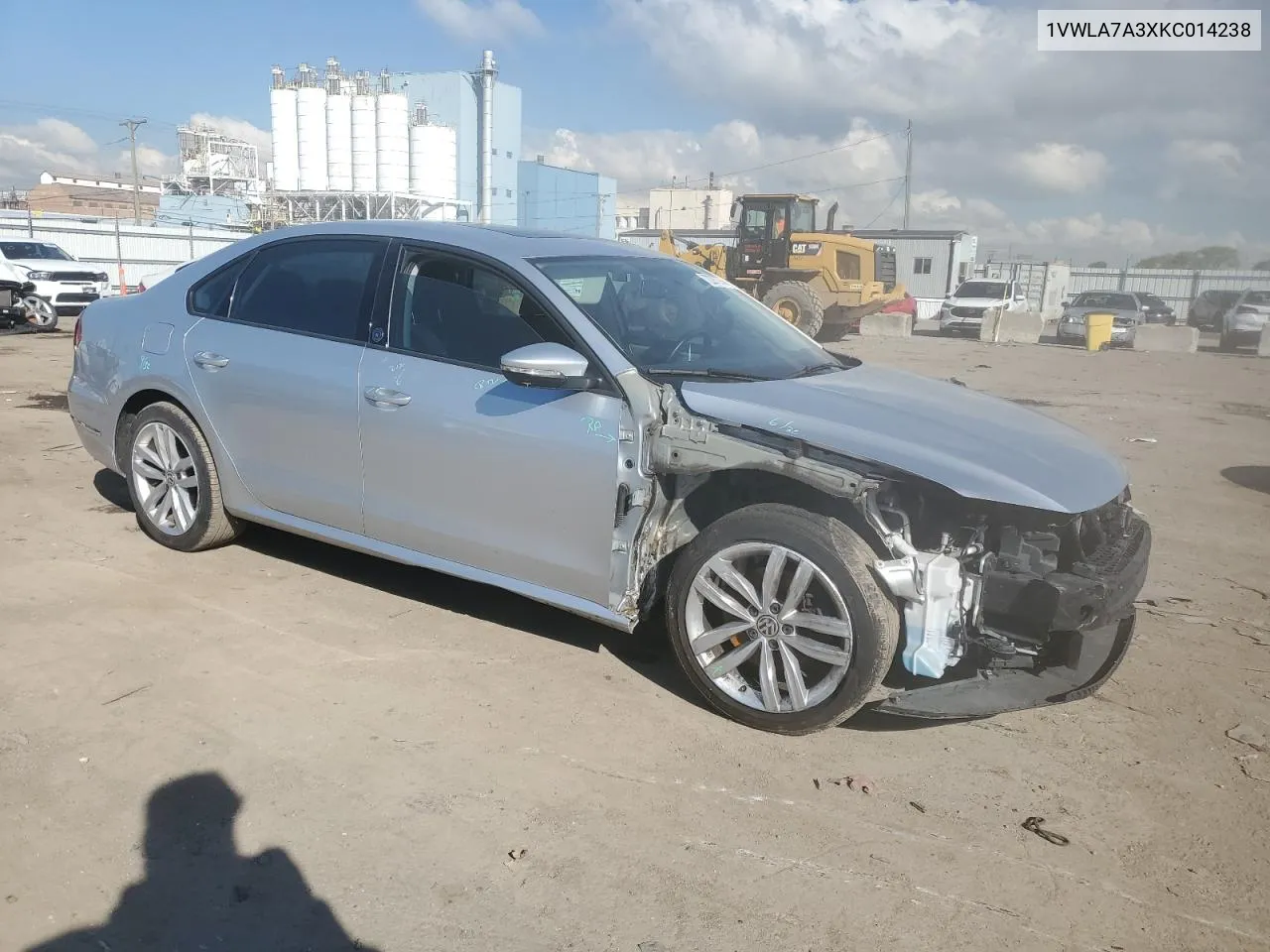 2019 Volkswagen Passat Wolfsburg VIN: 1VWLA7A3XKC014238 Lot: 72287074