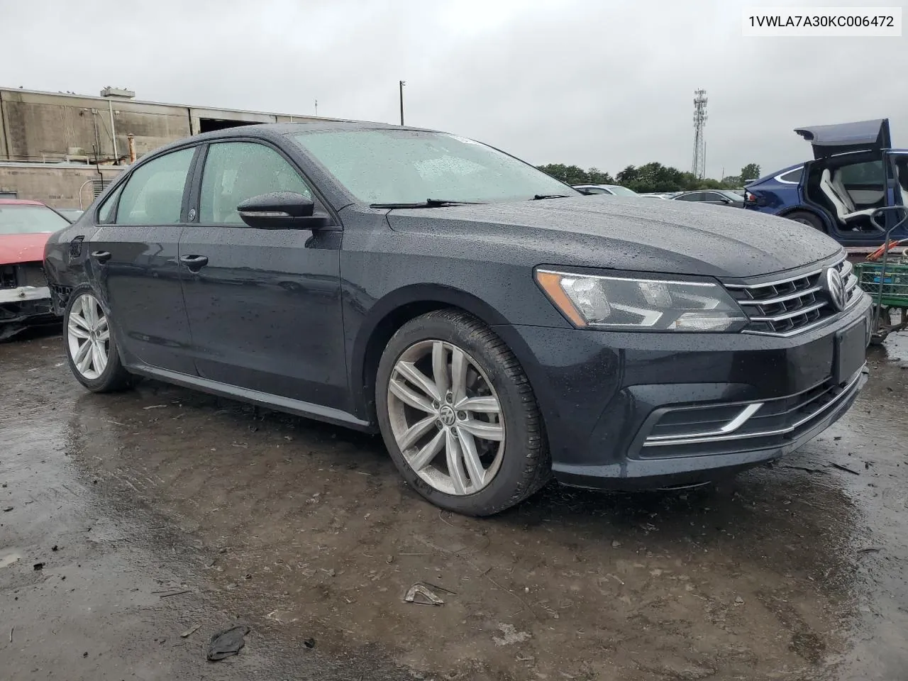 2019 Volkswagen Passat Wolfsburg VIN: 1VWLA7A30KC006472 Lot: 72416044