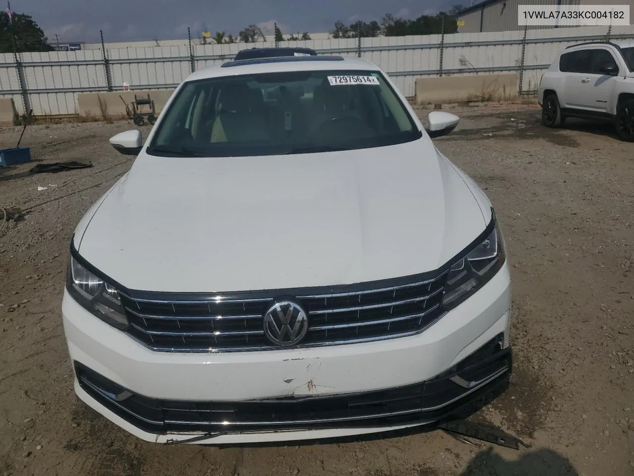 2019 Volkswagen Passat Wolfsburg VIN: 1VWLA7A33KC004182 Lot: 72975614