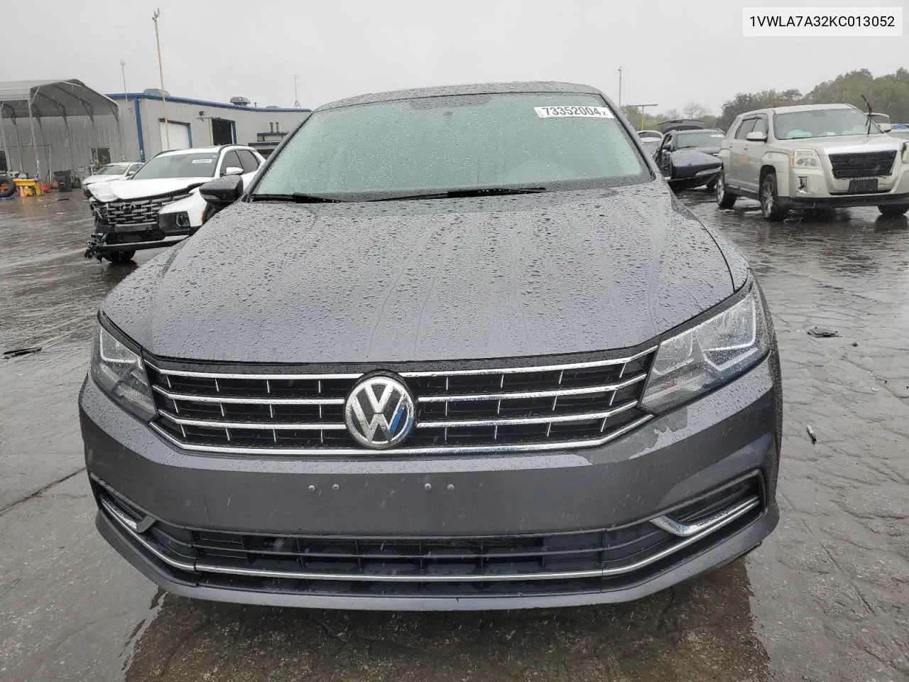 2019 Volkswagen Passat Wolfsburg VIN: 1VWLA7A32KC013052 Lot: 73352004