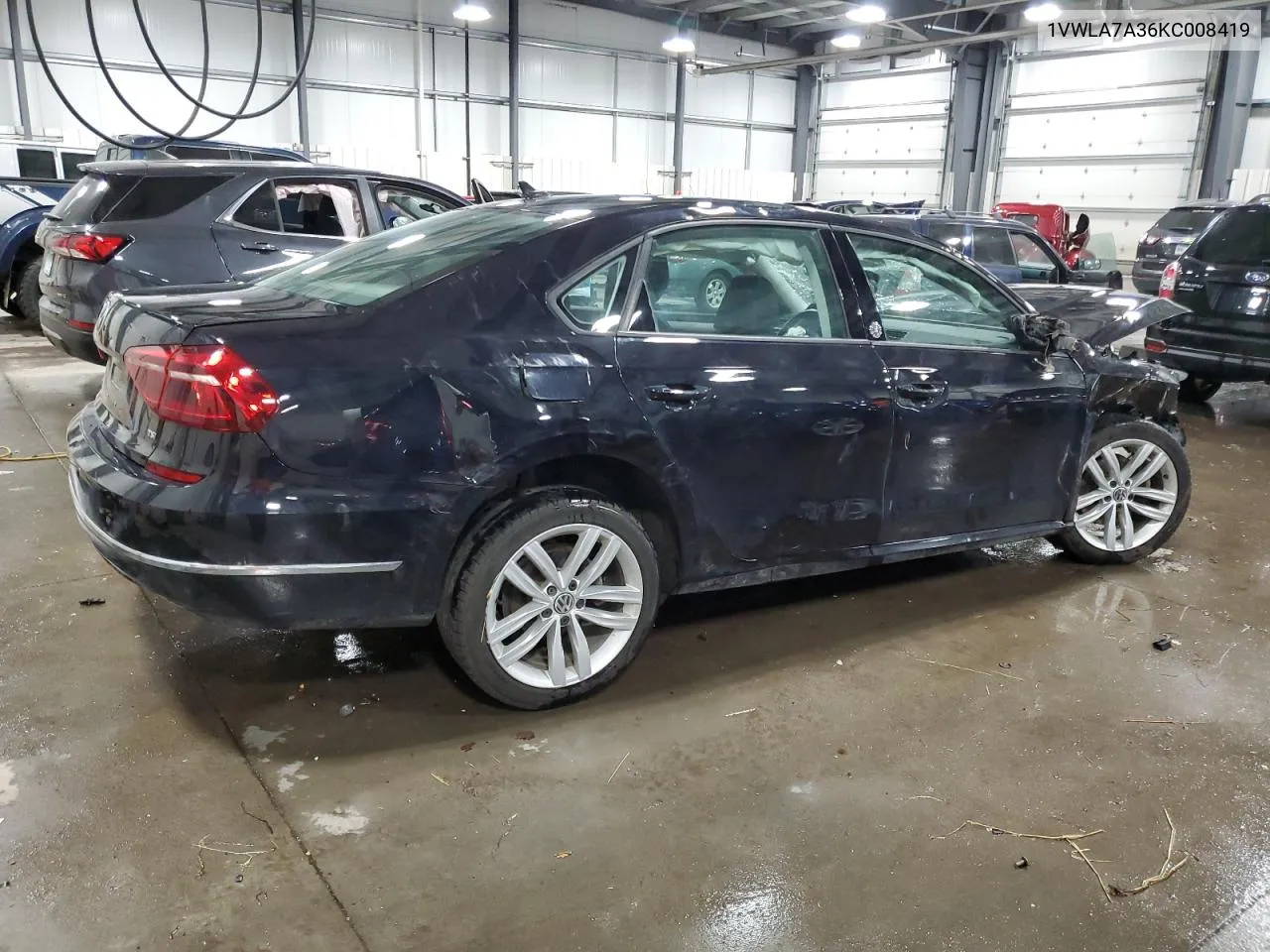 2019 Volkswagen Passat Wolfsburg VIN: 1VWLA7A36KC008419 Lot: 73507534