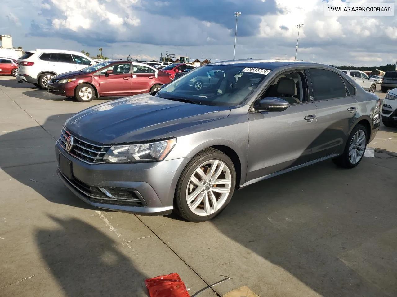 2019 Volkswagen Passat Wolfsburg VIN: 1VWLA7A39KC009466 Lot: 73872934