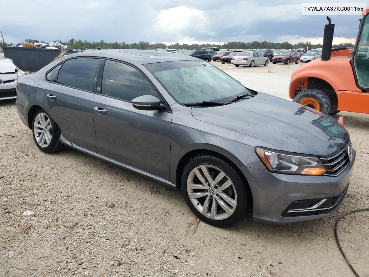 2019 Volkswagen Passat Wolfsburg VIN: 1VWLA7A37KC001155 Lot: 73921934