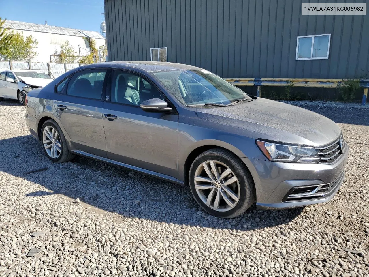 2019 Volkswagen Passat Wolfsburg VIN: 1VWLA7A31KC006982 Lot: 75417334