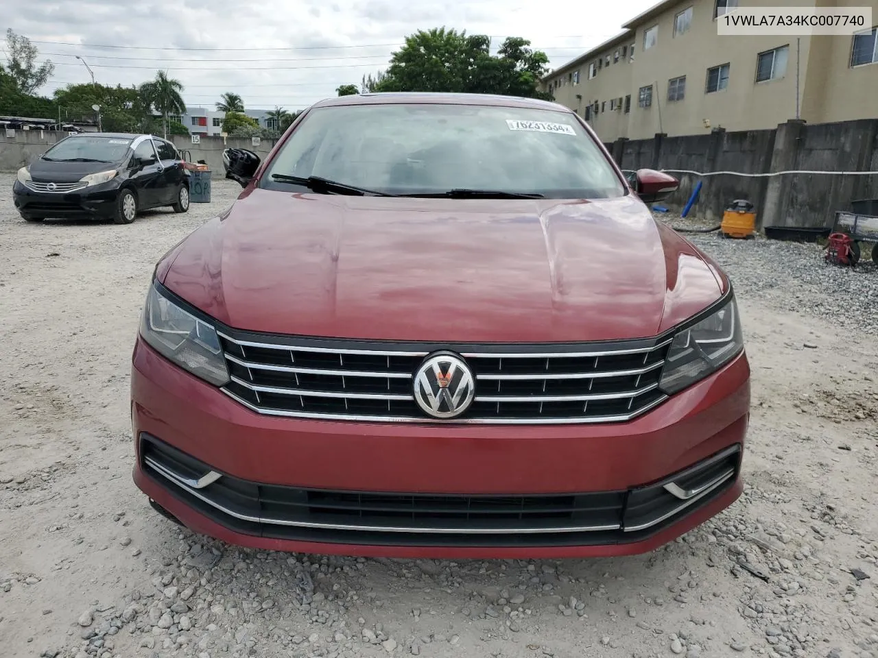 2019 Volkswagen Passat Wolfsburg VIN: 1VWLA7A34KC007740 Lot: 76231334