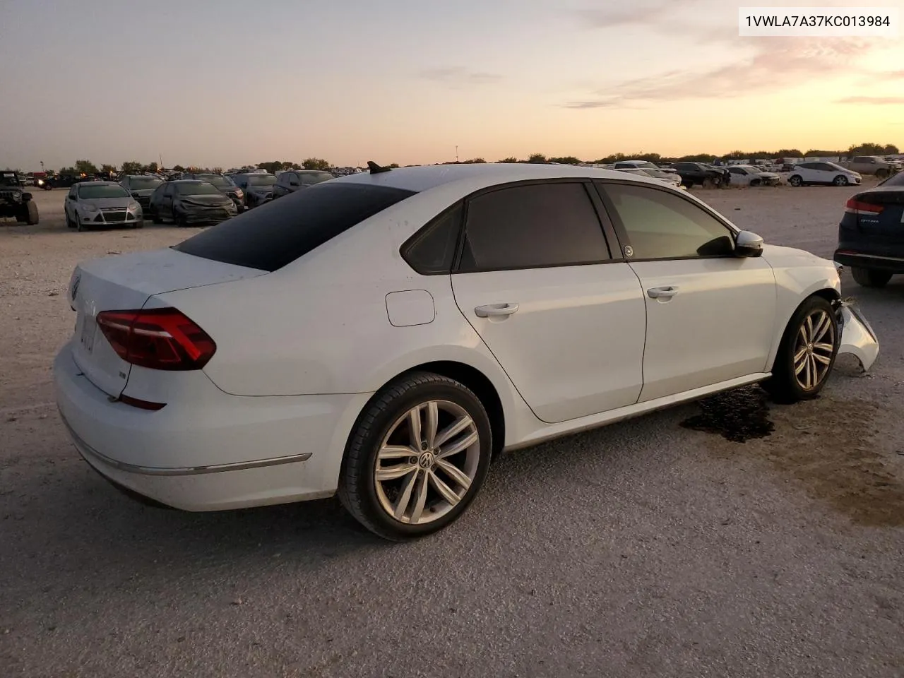 2019 Volkswagen Passat Wolfsburg VIN: 1VWLA7A37KC013984 Lot: 77117974