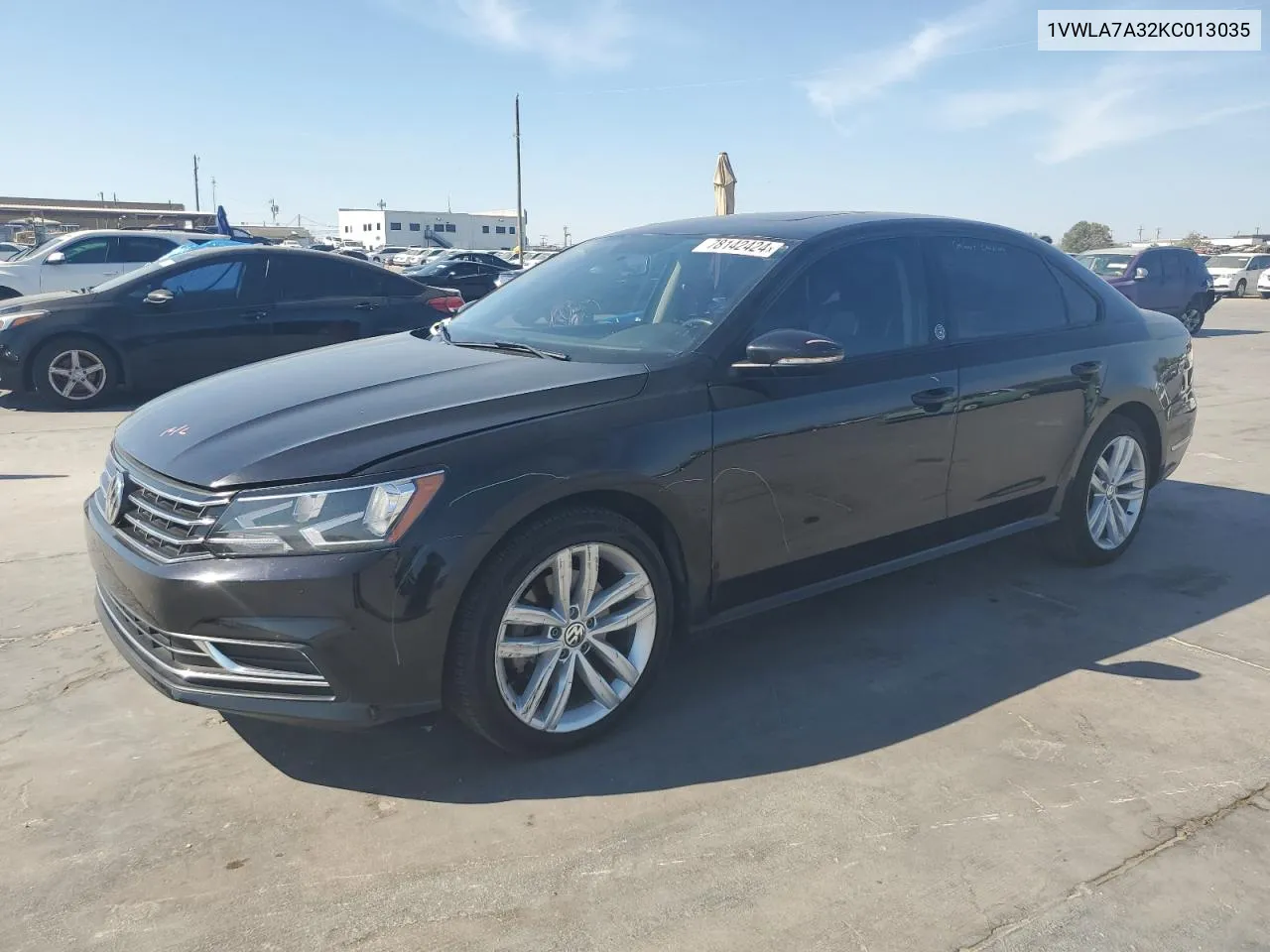 2019 Volkswagen Passat Wolfsburg VIN: 1VWLA7A32KC013035 Lot: 78142424