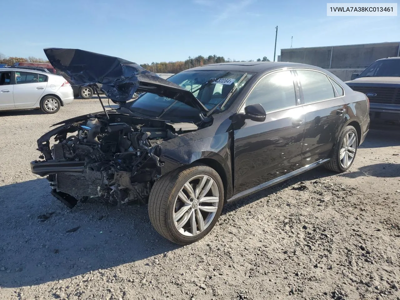 1VWLA7A38KC013461 2019 Volkswagen Passat Wolfsburg