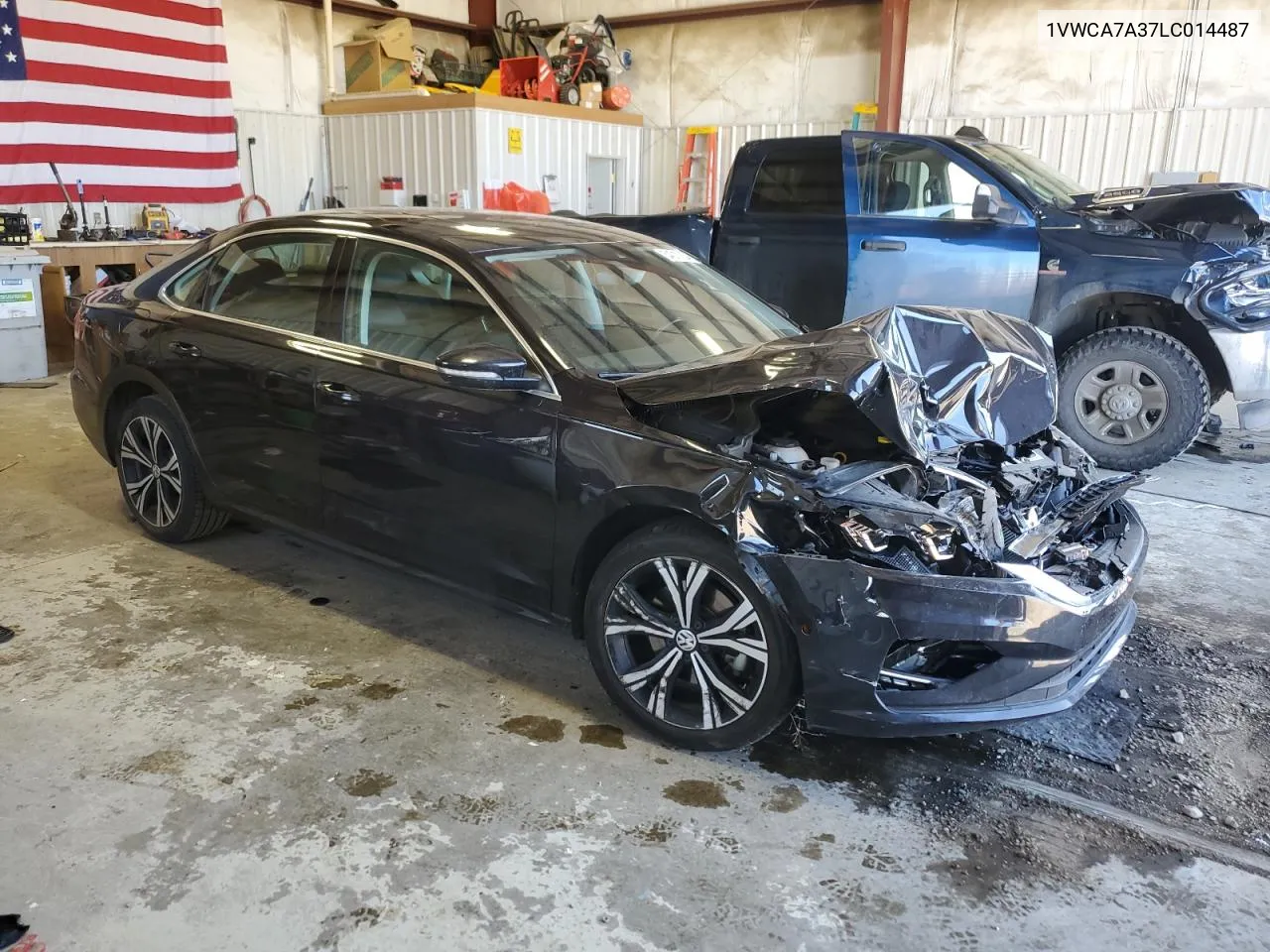 2020 Volkswagen Passat Sel VIN: 1VWCA7A37LC014487 Lot: 54011854