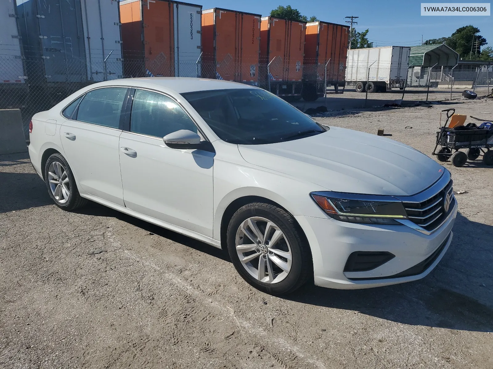 2020 Volkswagen Passat S VIN: 1VWAA7A34LC006306 Lot: 56928304