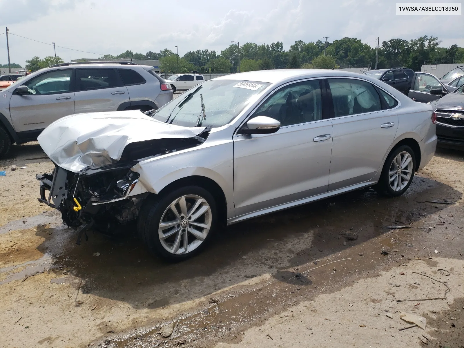 2020 Volkswagen Passat Se VIN: 1VWSA7A38LC018950 Lot: 59491444